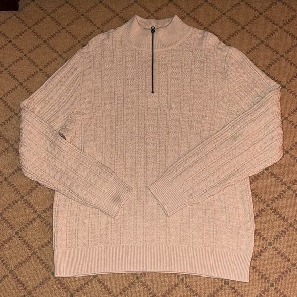 J. Crew cable knit zip sweater NWOT XL - Picture 1 of 6